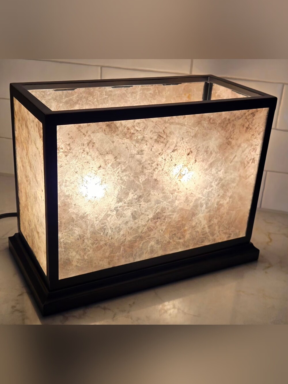 Pottery Barn Portable Luminaire Box Lamp